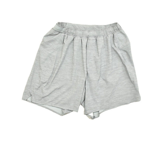Lululemon Men's M Medium Grey Lined Athletic Shorts Athletic Lined - Picture 1 of 8